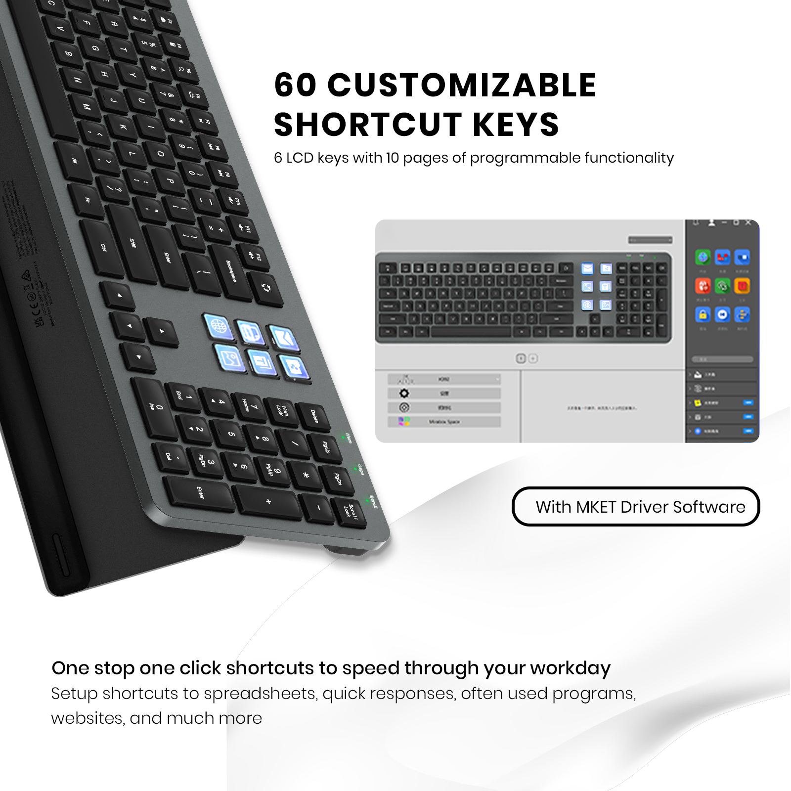MKE 992 Wired Keyboard with Programmable Keys
