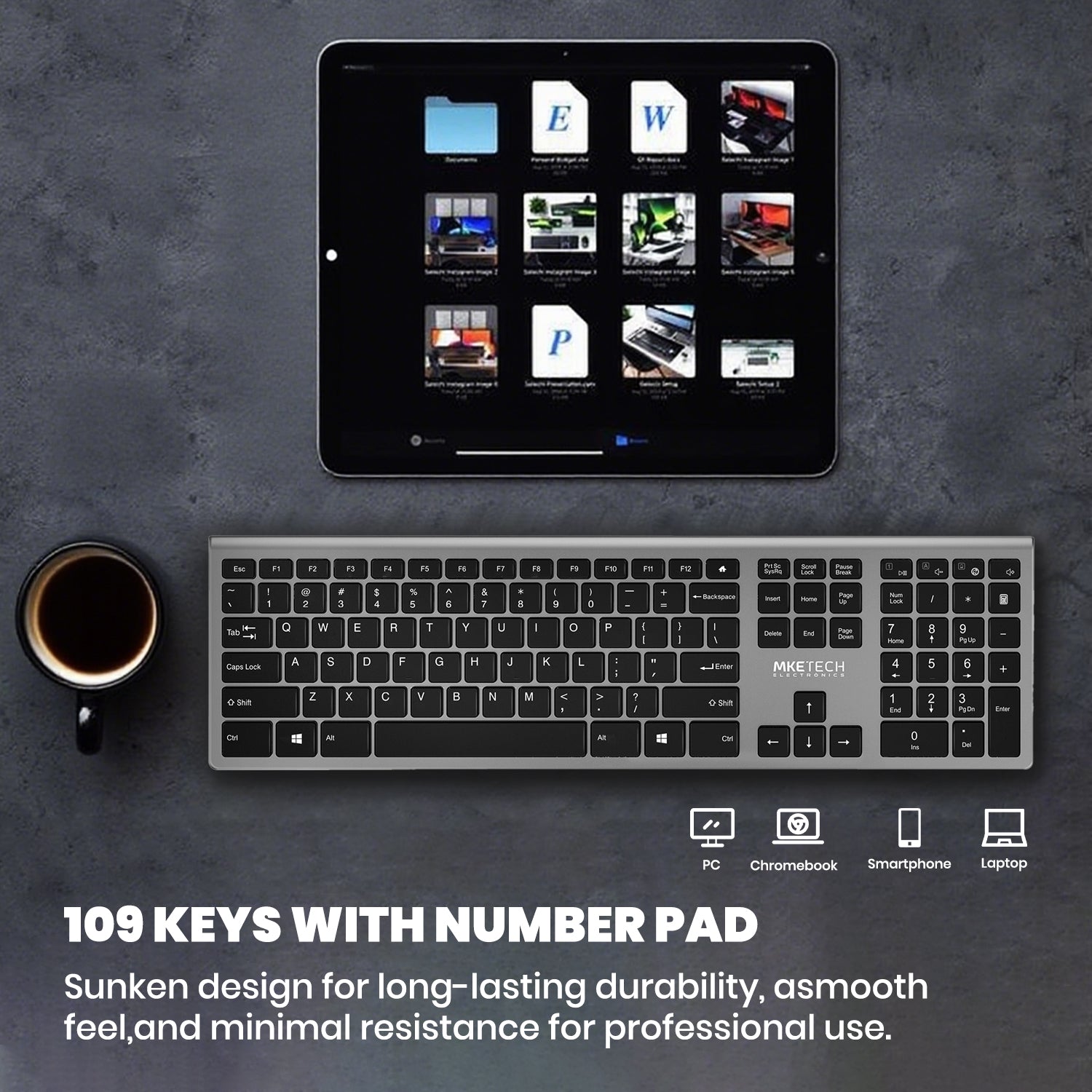 Wireless Keyboard and Mouse Combo (MKE 956 &411)